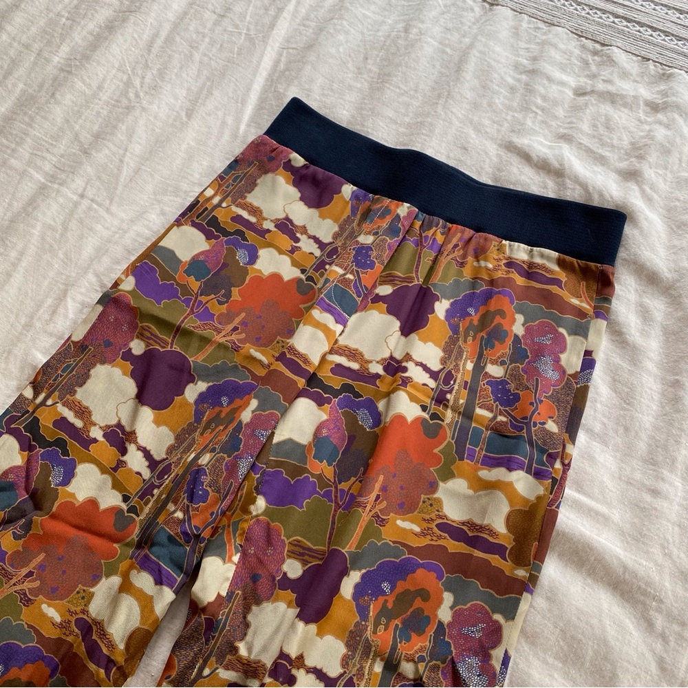 Roseana Silk Crop Trousers